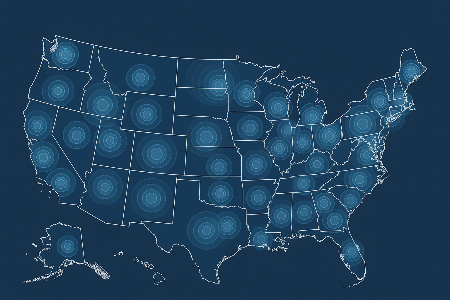 Broadcast reach across US markets